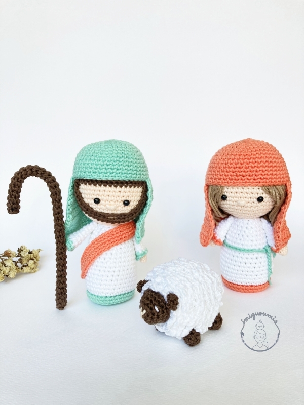 The Shepherds and the Lamb amigurumi pattern - Amigurumi.com