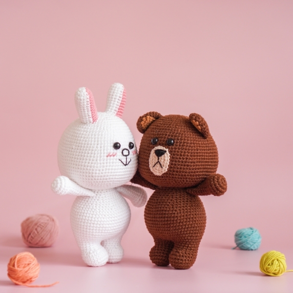 brown and cony plush