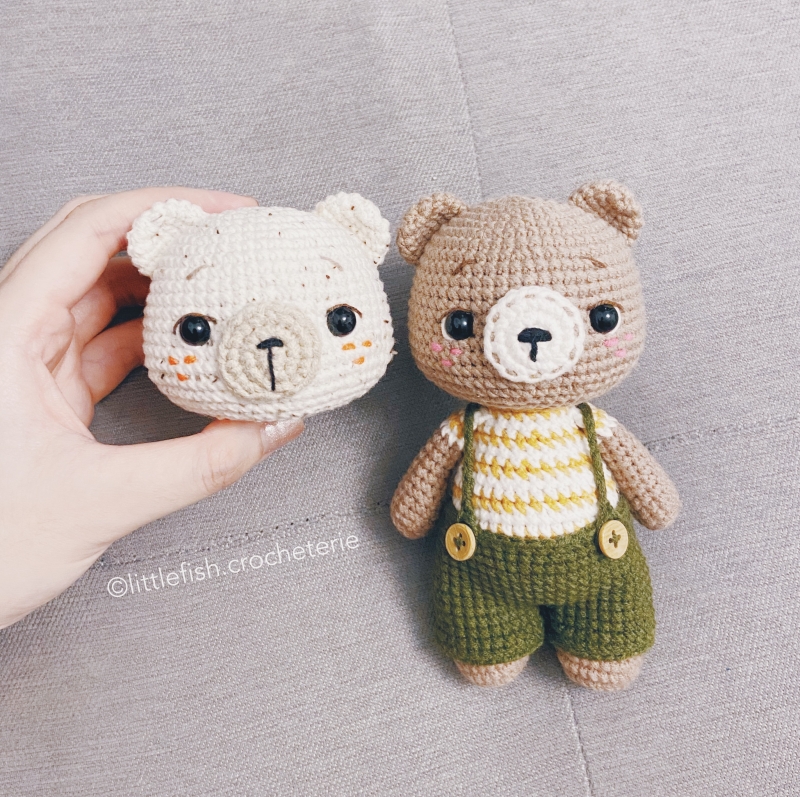 Oliver the little Bear amigurumi pattern - Amigurumi.com