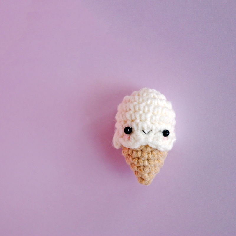 Tiny Ice Cream - Free amigurumi pattern