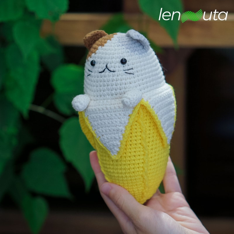Banacat Cat Bananya amigurumi pattern
