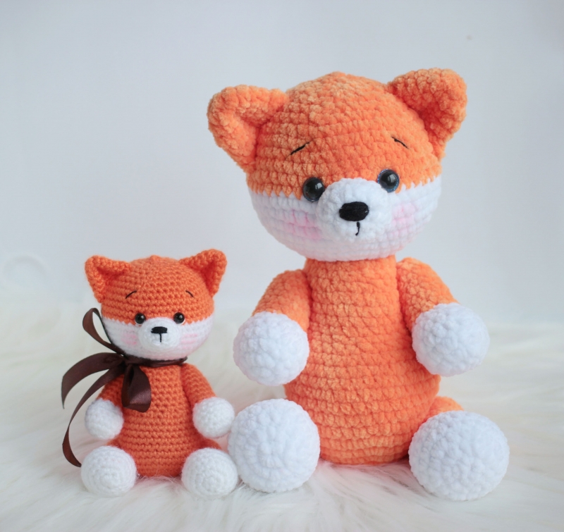 Little fox amigurumi pattern