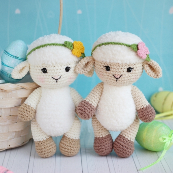 Plush lambs amigurumi pattern 