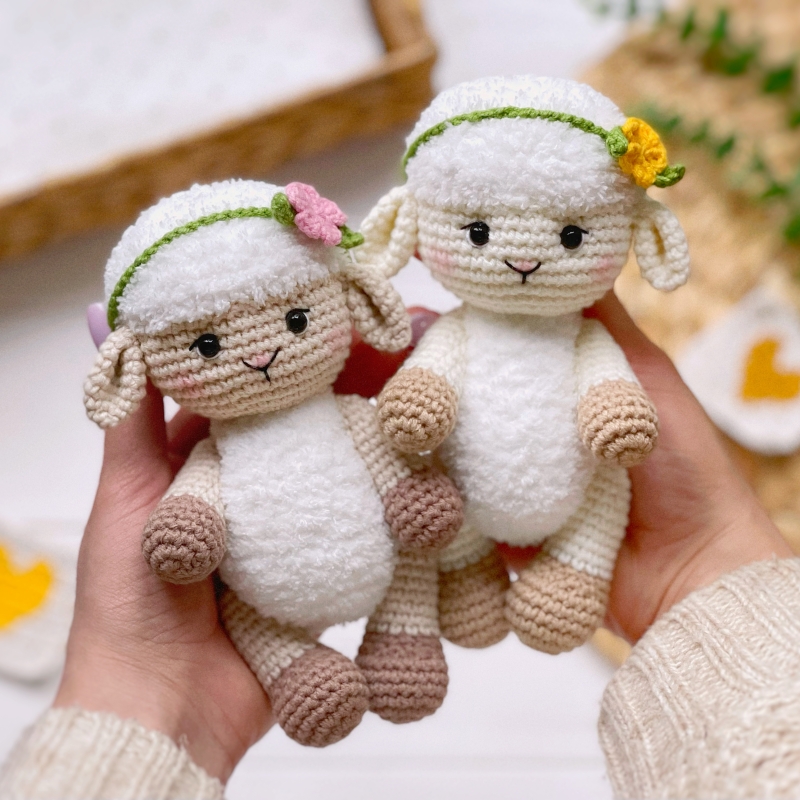 FREE crochet pattern – Stuffed animal, Lamb