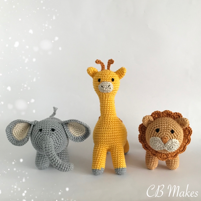 Amigurumi Crochet Safari Babies Kit