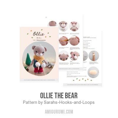 Ollie the Bear amigurumi pattern - Amigurumi.com