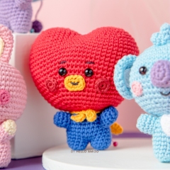 Baby TATA BT21 amigurumi pattern - Amigurumi.com