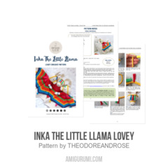 Inka The Little Llama Lovey amigurumi pattern - Amigurumi.com