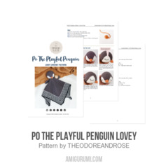 Po The Playful Penguin Lovey amigurumi pattern by THEODOREANDROSE