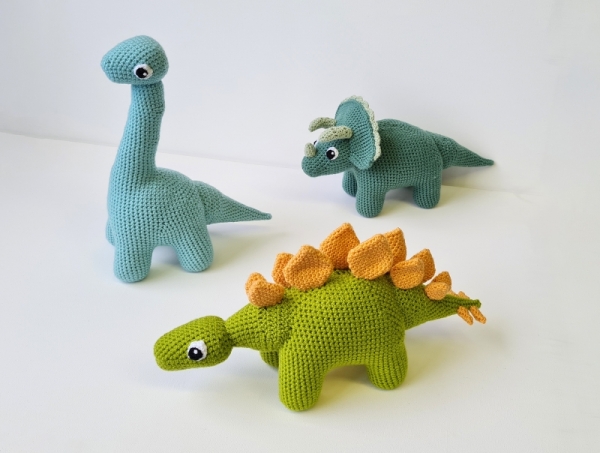 Dinosaurs Set amigurumi pattern - Amigurumi.com