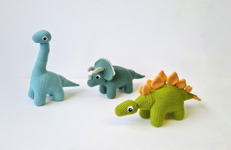 Dinosaurs Set amigurumi pattern - Amigurumi.com