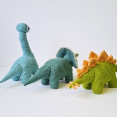 Dinosaurs Set amigurumi pattern - Amigurumi.com