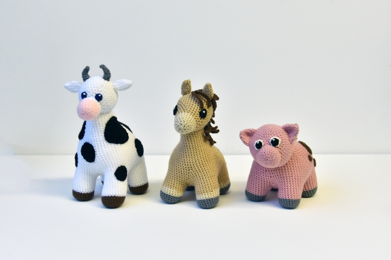 Farm Animals Set amigurumi pattern