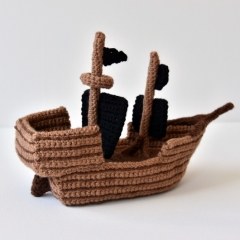 Pirate Ship amigurumi pattern - Amigurumi.com