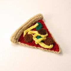 Pizza Slice amigurumi pattern - Amigurumi.com