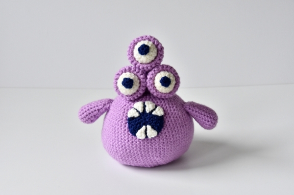 purple monster stuffed animal