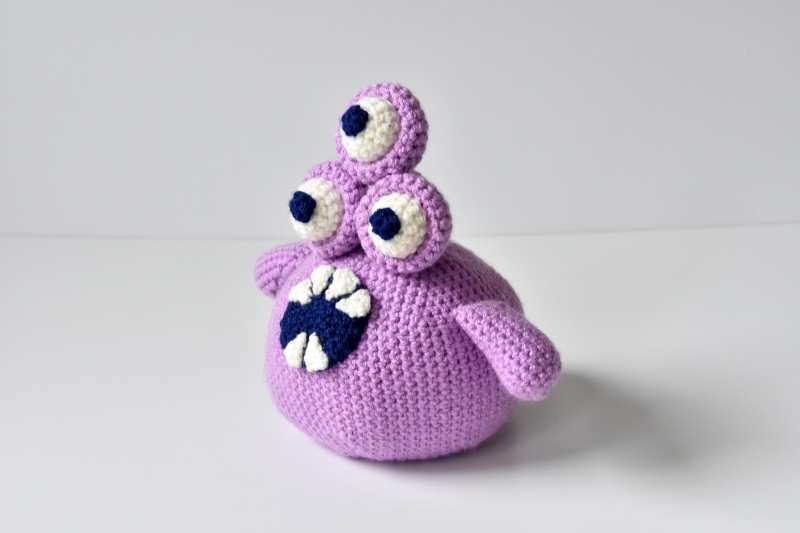 purple monster stuffed animal