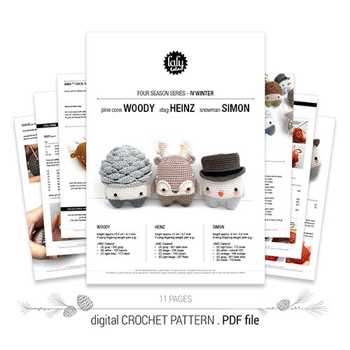 Whimsical Stitches  Amigurumi Pattern Book Review - Tiny Curl Crochet