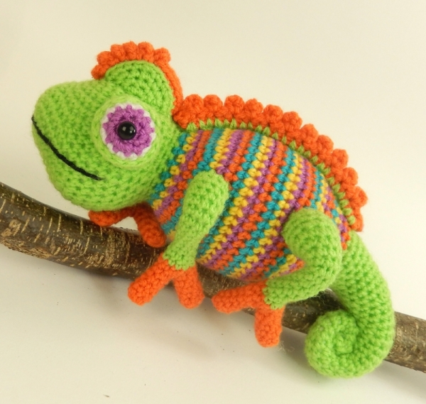 chameleon plush pattern