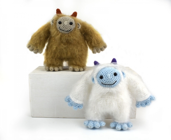 Baby Yeti Sasquatch Amigurumi: Crochet pattern