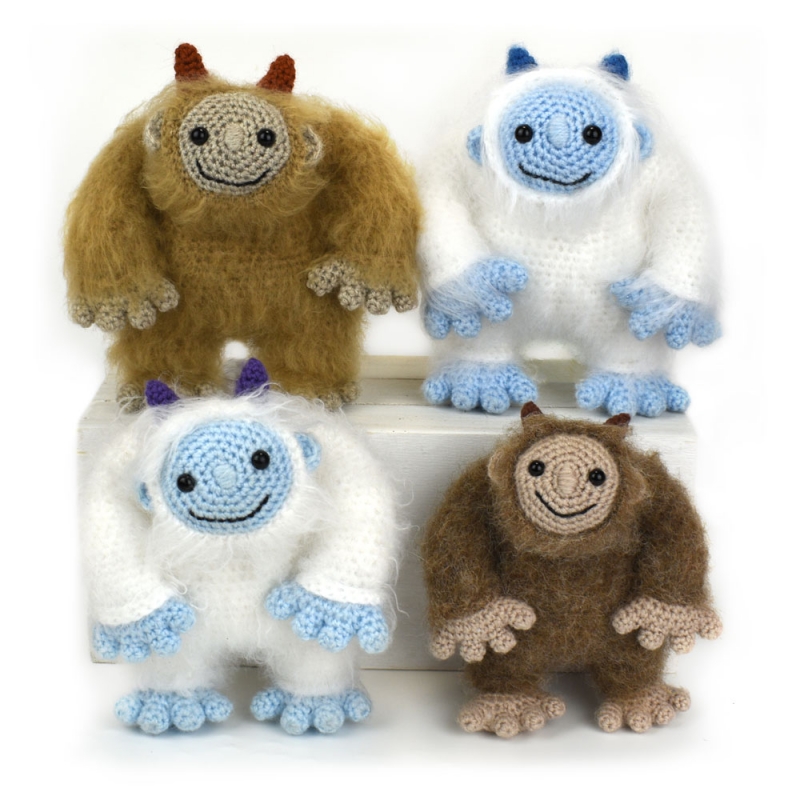 Baby Yeti Sasquatch Amigurumi: Crochet pattern