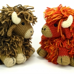 Hilda the Highland Cow amigurumi pattern - Amigurumi.com