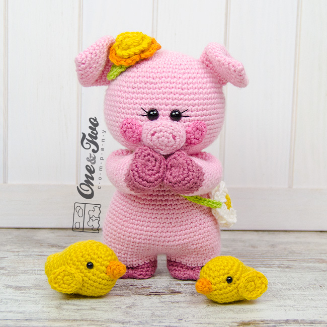 Poppy the Sweet Piggy and Friends amigurumi pattern 