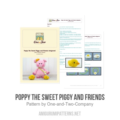 Poppy the Sweet Piggy and Friends amigurumi pattern - Amigurumi.com