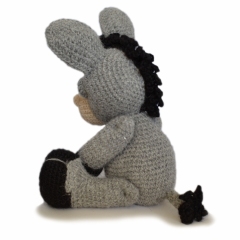Dylan the Donkey amigurumi by Patchwork Moose (Kate E Hancock)