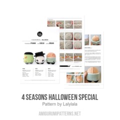 4 seasons Halloween Special amigurumi pattern by Lalylala