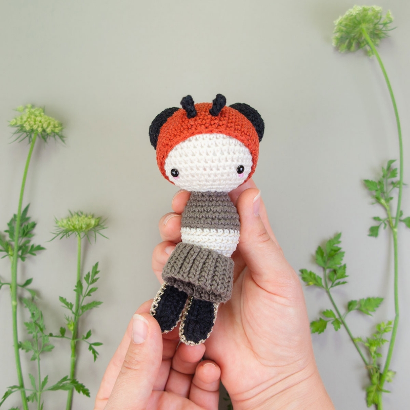 Firefly bug crochet toy pdf pattern Crochet Firefly amigurumi pattern