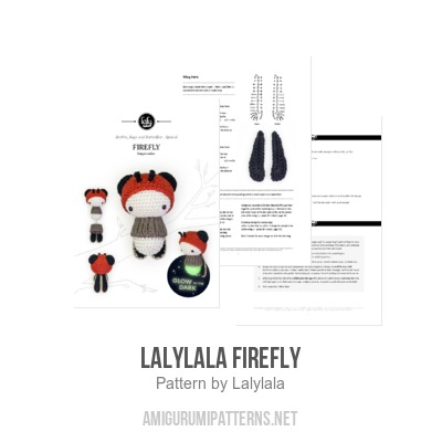 Crochet Pattern Lalylala FIREFLY Amigurumi Diy Glowworm, Glow in the Dark,  Fluorescent, Beetle Toy, Stuffed Animal, Baby Rattle, Download (Instant  Download) - E…