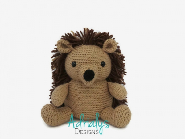 hedgehog plush pattern