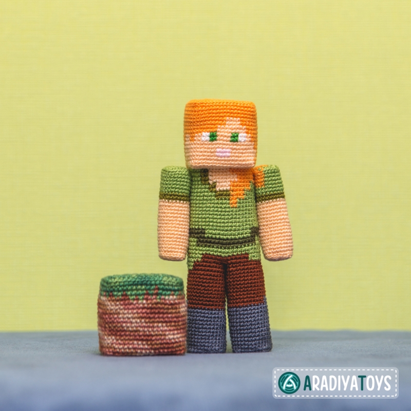 minecraft alex plush