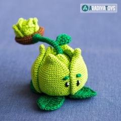 Cabbage-pult (Plants vs. Zombies) amigurumi pattern - Amigurumi.com