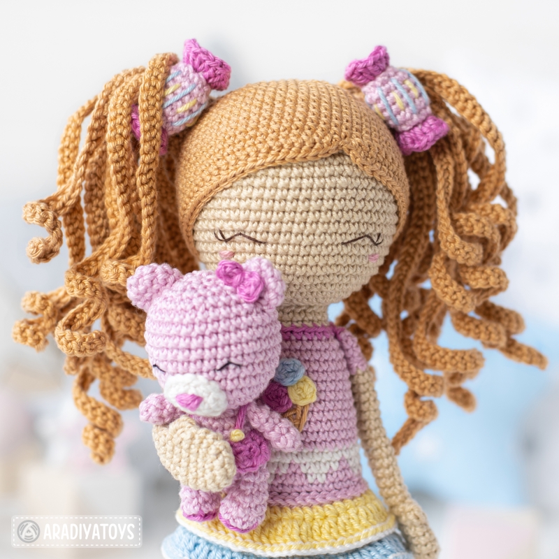 Friendy Candy with Gummy Bear ('AradiyaToys Friendies') amigurumi ...