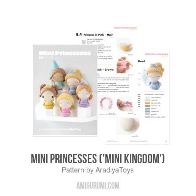 Mini Kingdom PDF Book by Amigurumi Designer Olka Novytska aradiyatoys 
