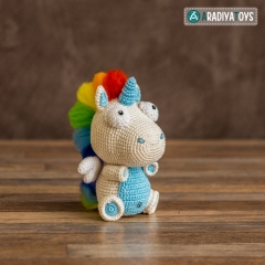 Unicorn Corki amigurumi by AradiyaToys