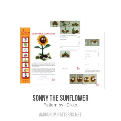 Sonny the Sunflower amigurumi pattern - Amigurumi.com