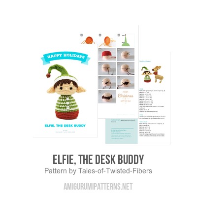 Elfie, the Desk Buddy amigurumi pattern 
