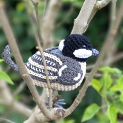 Coal tit amigurumi pattern - Amigurumi.com