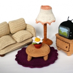 Furniture Livingroom amigurumi pattern by Christel Krukkert