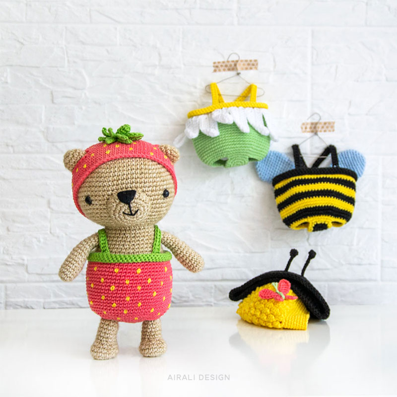 DressUp Bears amigurumi pattern