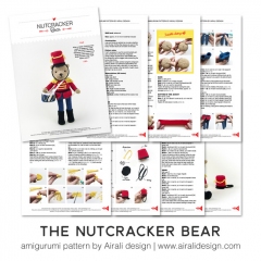 The Nutcracker Bear amigurumi pattern by airali design