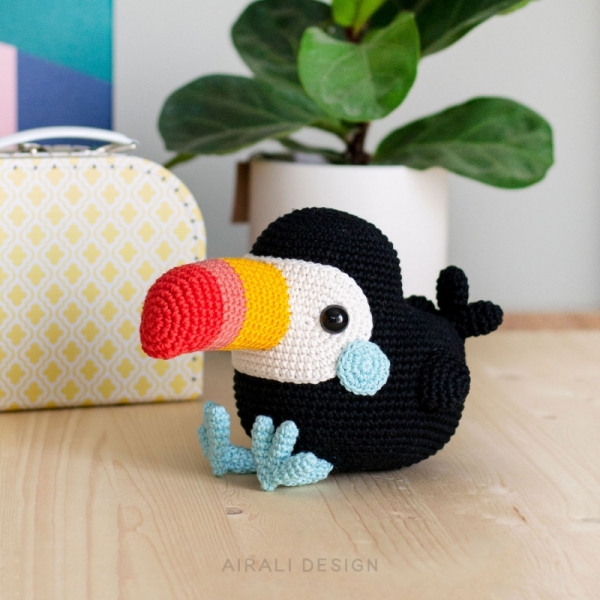 Tocita the toucan!!! An amigurumi toco toucan from zoomigurumi