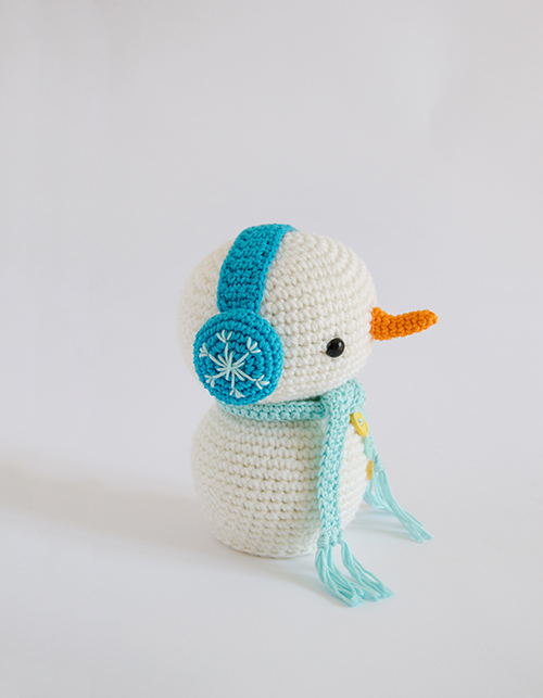 Crochet Pattern: Mini Snowman Winter Wonderland, PDF Amigurumi