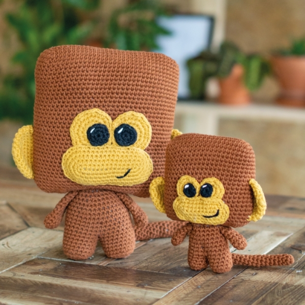 Too Hip To Be Square Monkeys amigurumi pattern - Amigurumi.com