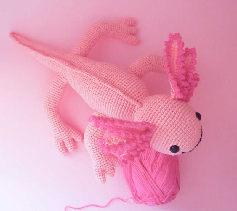 Julio The Axolotl Amigurumi Pattern - Amigurumi.com