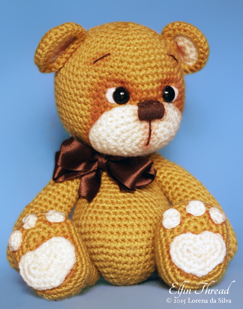 Bruno the Teddy Bear amigurumi pattern - Amigurumi.com