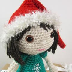 Christmas Elf Girl amigurumi by Kristi Tullus